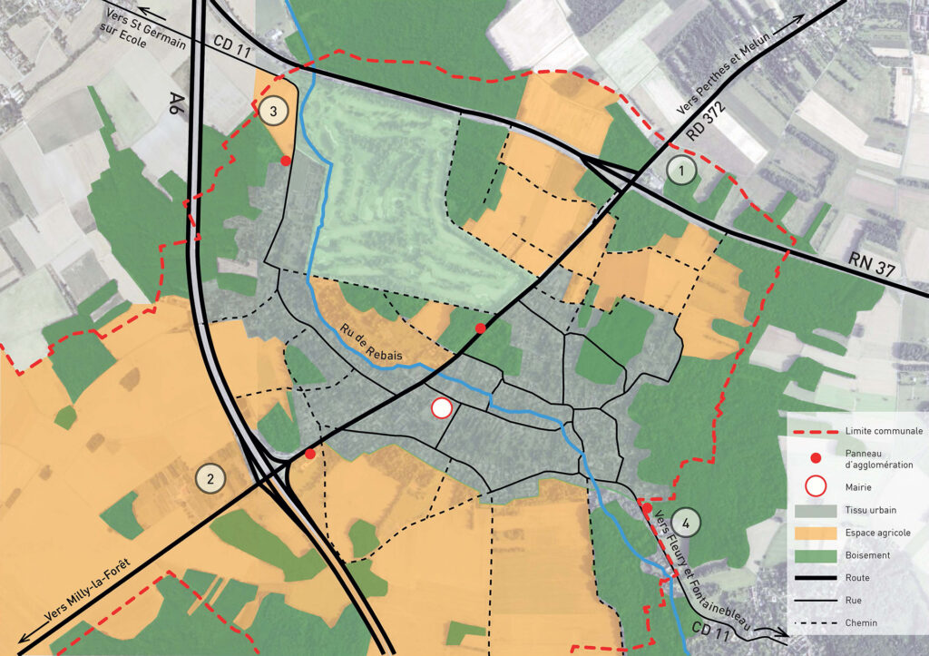 Vé Paysages - Valorisation paysagères des entrées du village de Cély