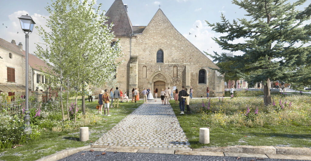Illustration projet place Henry Deutsch - Vé Paysages